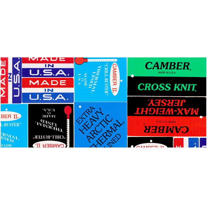CAMBERネイビー ジップアップパーカー　裏地サーマル　usa製 中古・古着通販】CAMBER (キャンバー) 裏サーマルジップパーカー