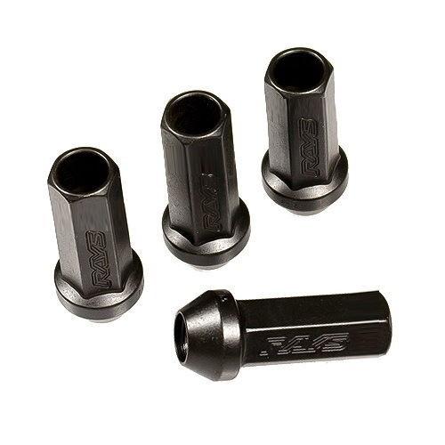 RAYS RAYSナット 20個set/KICKSキックス/P15/日産/M12×P1.25/黒/全長
