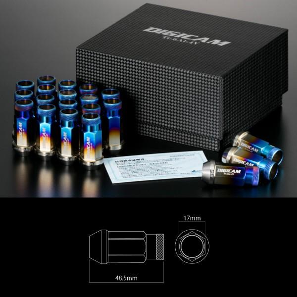 デジキャン/20個入り/ヴェゼル/ホンダ/M12×P1.5/チタンレーシング