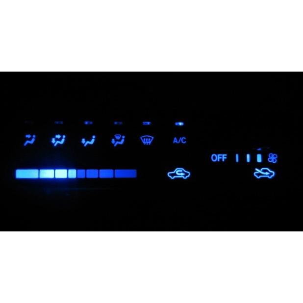 Randall s.a.t.o.tさま専用アルト ワークスエアコンパネル青LED スズキ（SUZUKI） ALTO WORKS アルトワークス HA11/HA21/HB11/HB21S