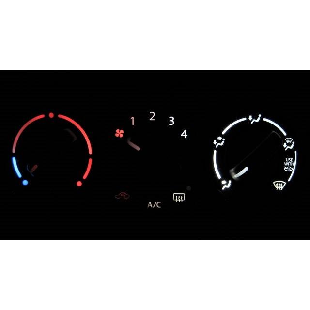 splash スプラッシュ XB32S マニュアルエアコンパネル照明用 LED 1台分セット！ SUZUKI スズキ | スズキ