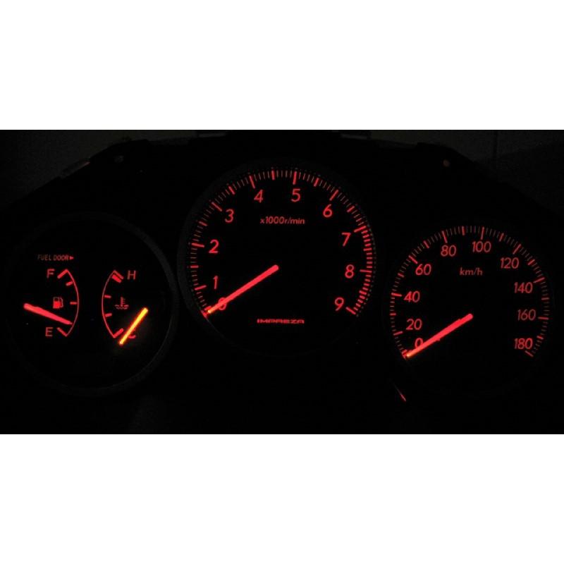 IMPREZA インプレッサ GGA/GDA メーターパネル照明用 LED 1台分セット！ SUBARU スバル | SUBARU | 02