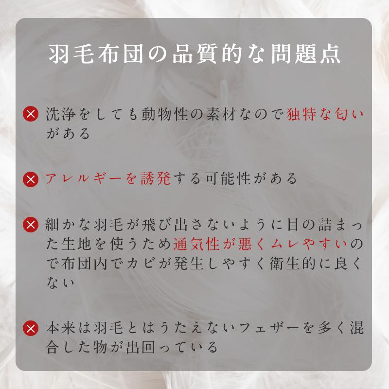 掛け布団 掛布団 セミダブル羽毛の2倍暖かい新素材 シンサレートUltra 170×210cm 高機能中綿  機能性 防ダニ 抗菌防臭 吸汗速乾 ノンダスト ウルトラ | ブランド登録なし | 15