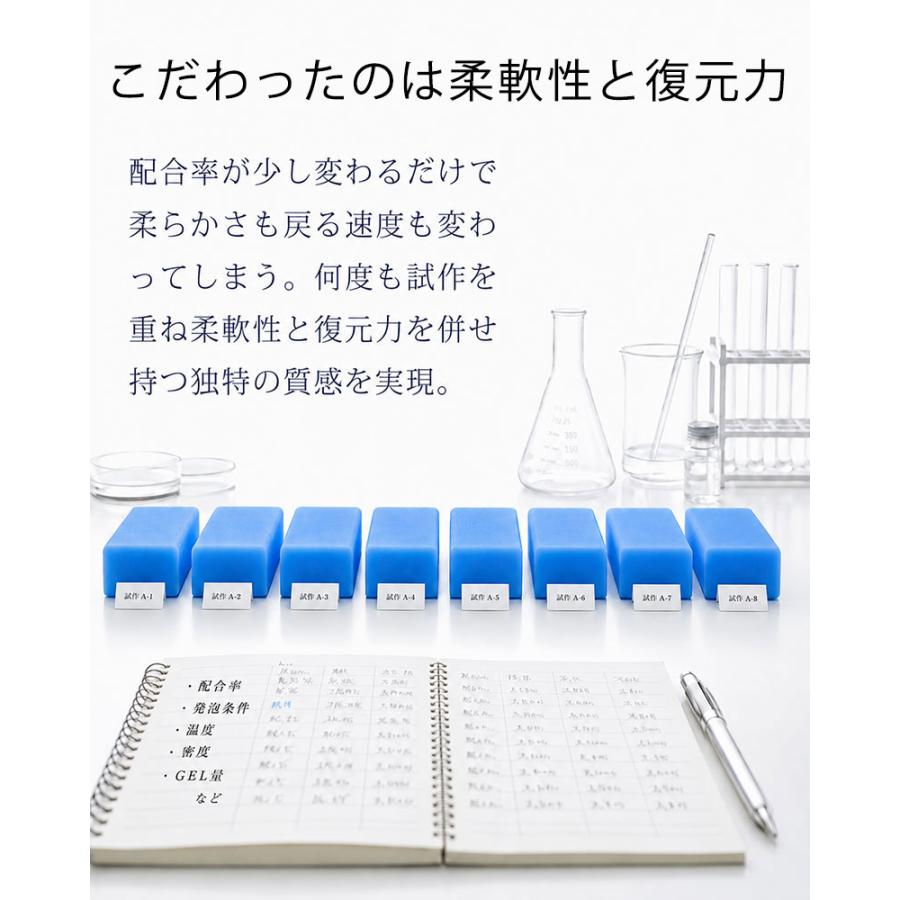 ブルーブラッド 枕 まくら エルゴネックピロー CICA成分配合洗えるカバー付き 肩こり 首こり 高め 低め 横向き 低反発 高さ調整  ジェルピロー 公式 | BlueBlood | 09
