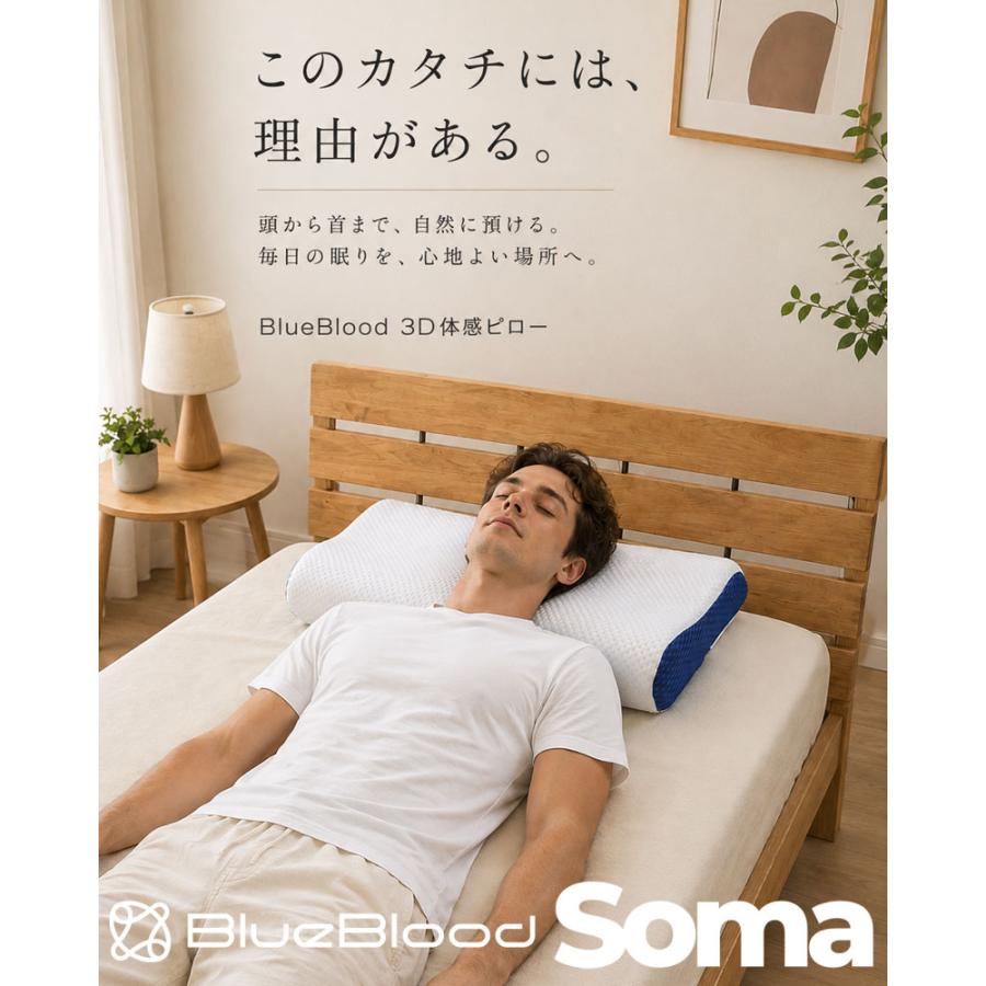 BlueBlood（ブルーブラッド） 頸椎ケア枕 枕 まくら 第七頸椎 頸椎