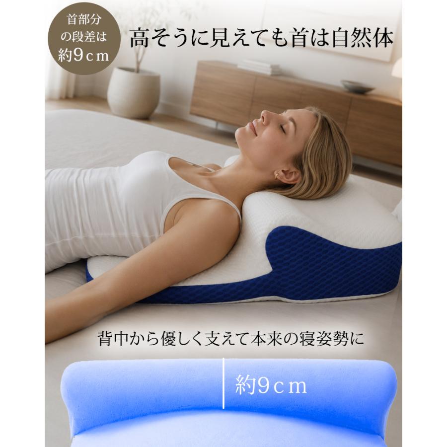 BlueBlood（ブルーブラッド） 枕 まくら 背中まである 背中のこり