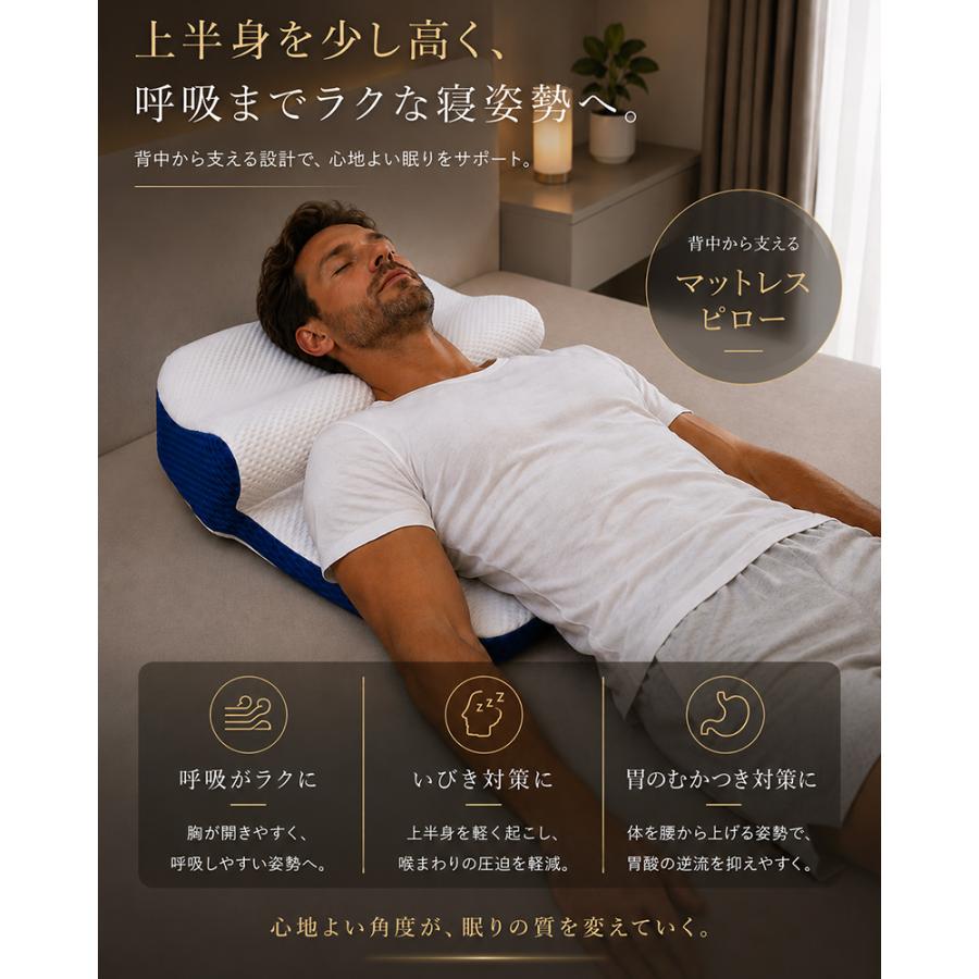 BlueBlood（ブルーブラッド） 枕 まくら 背中まである 背中のこり