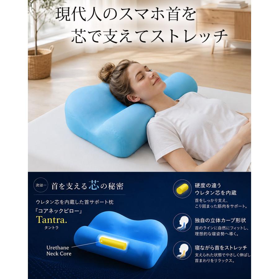 BlueBlood（ブルーブラッド） ストレートネック 枕 まくら 頸椎ケア枕