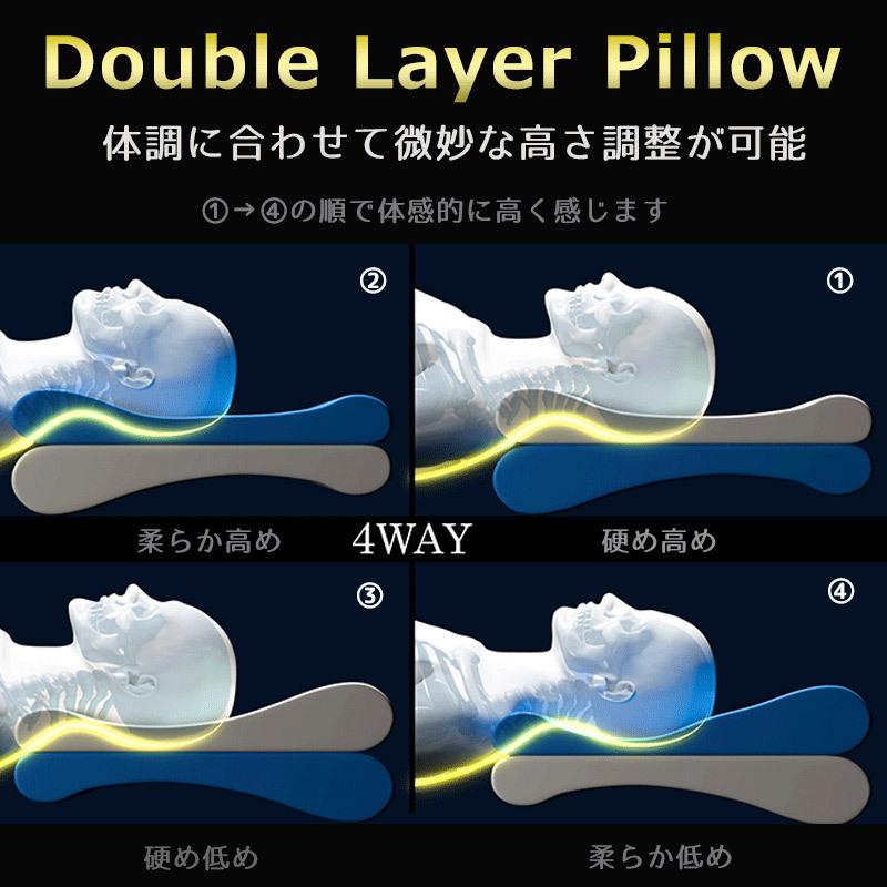 BlueBlood 枕 まくら 肩こり 低反発 横向き 横向き寝 快眠