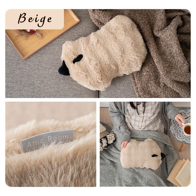 湯たんぽ 充電式 蓄熱式 かわいい ひつじたん お湯不要 動物 アニマル