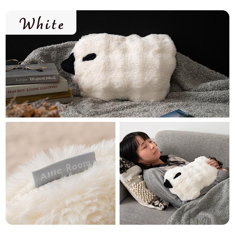 湯たんぽ 充電式 蓄熱式 かわいい ひつじたん お湯不要 動物 アニマル