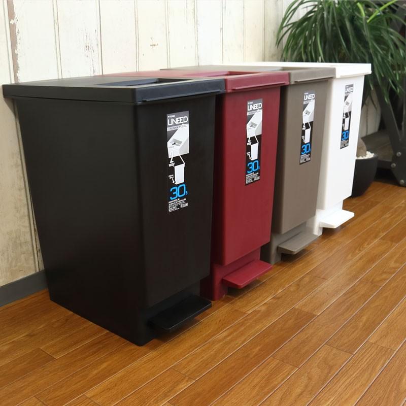 ゴミ箱 ごみ箱 おしゃれ 45リットル スリム ふた付き プッシュ＆ペダル