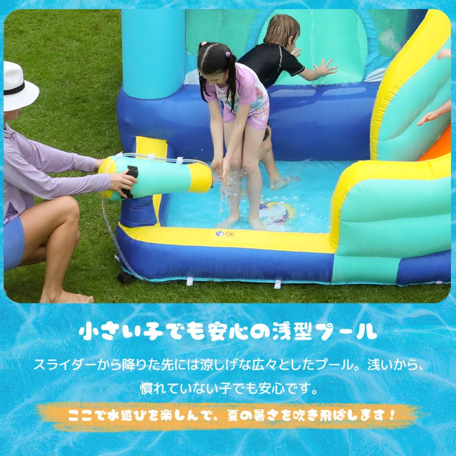 大型遊園地 大型 プール エアー ユニコーン 遊具 滑り台 ビニール 