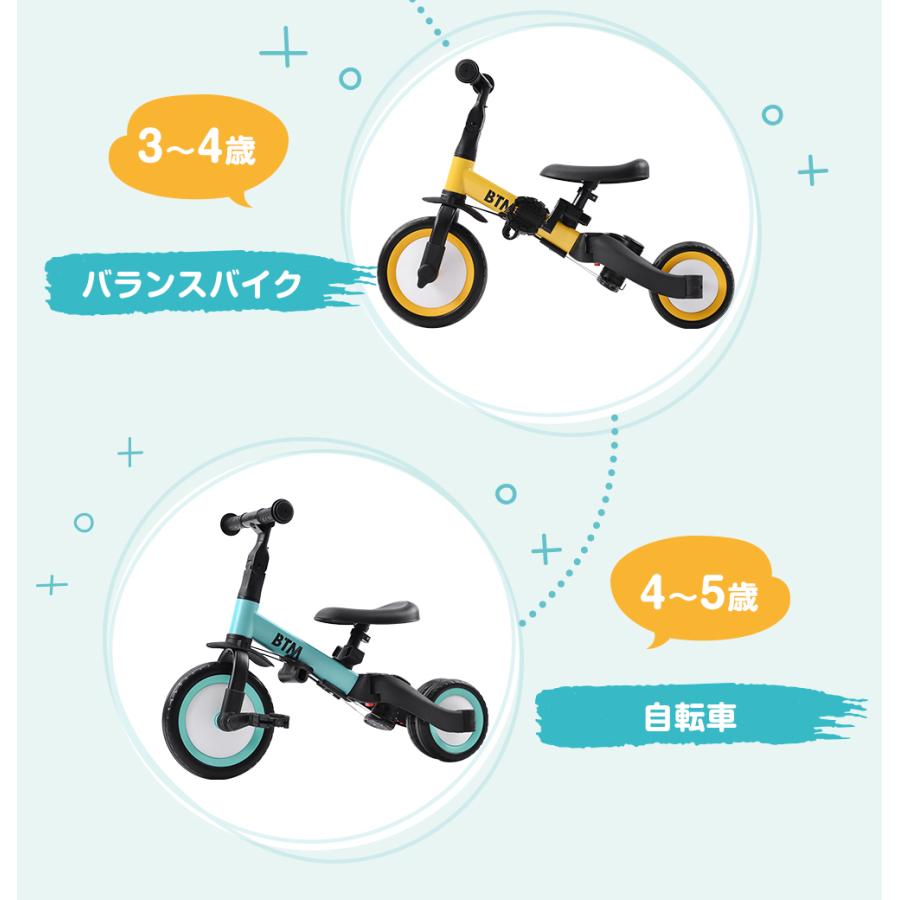 子供用三輪車 4in1 2way 押し棒付き Btmバランスバイク 1歳 2歳 自転車 おもちゃ 乗用玩具 幼児用 軽量 キッズバイク プレゼント おもちゃ 送料無料 1年安心保証 Ms Coomo 通販 Yahoo ショッピング