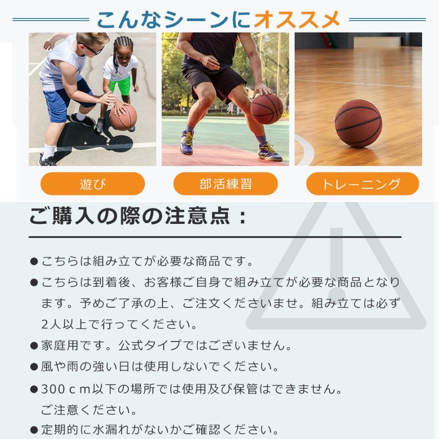 バスケットゴール 簡単高さ調節 公式＆ミニバス対応 230-305cm 移動可