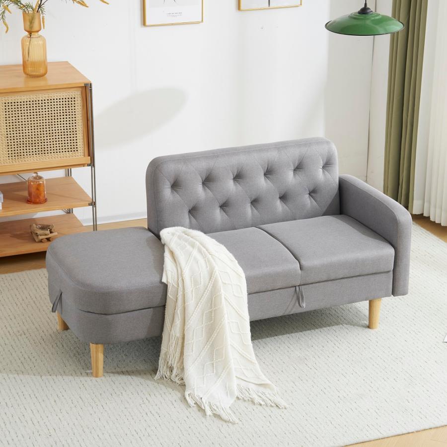 ソファ 2人掛け 収納付き ソファーベッド ローソファ 幅147cm 3人掛け