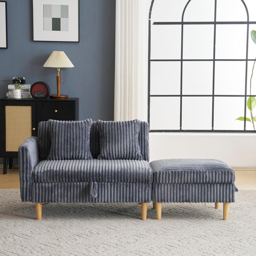 ソファ 収納付き 2人掛け 3人掛け ソファーベッド ローソファ 幅146cm