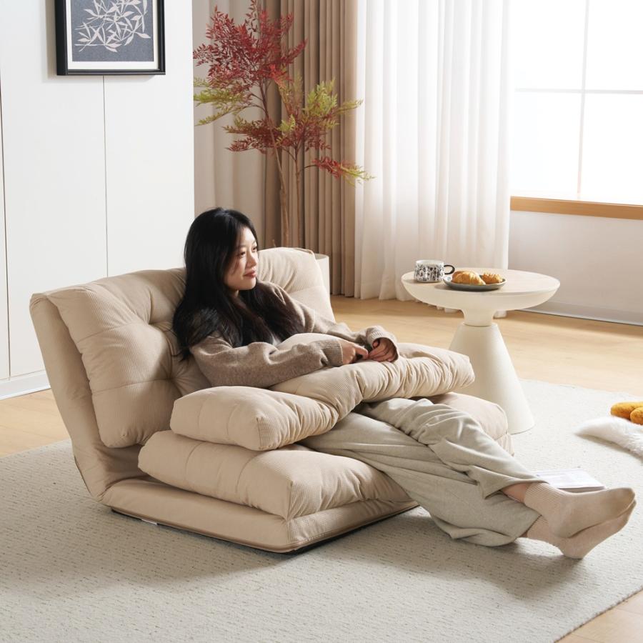 BTM 【全ストア5%OFFクーポン利用！】ソファベッド ローソファー 2人