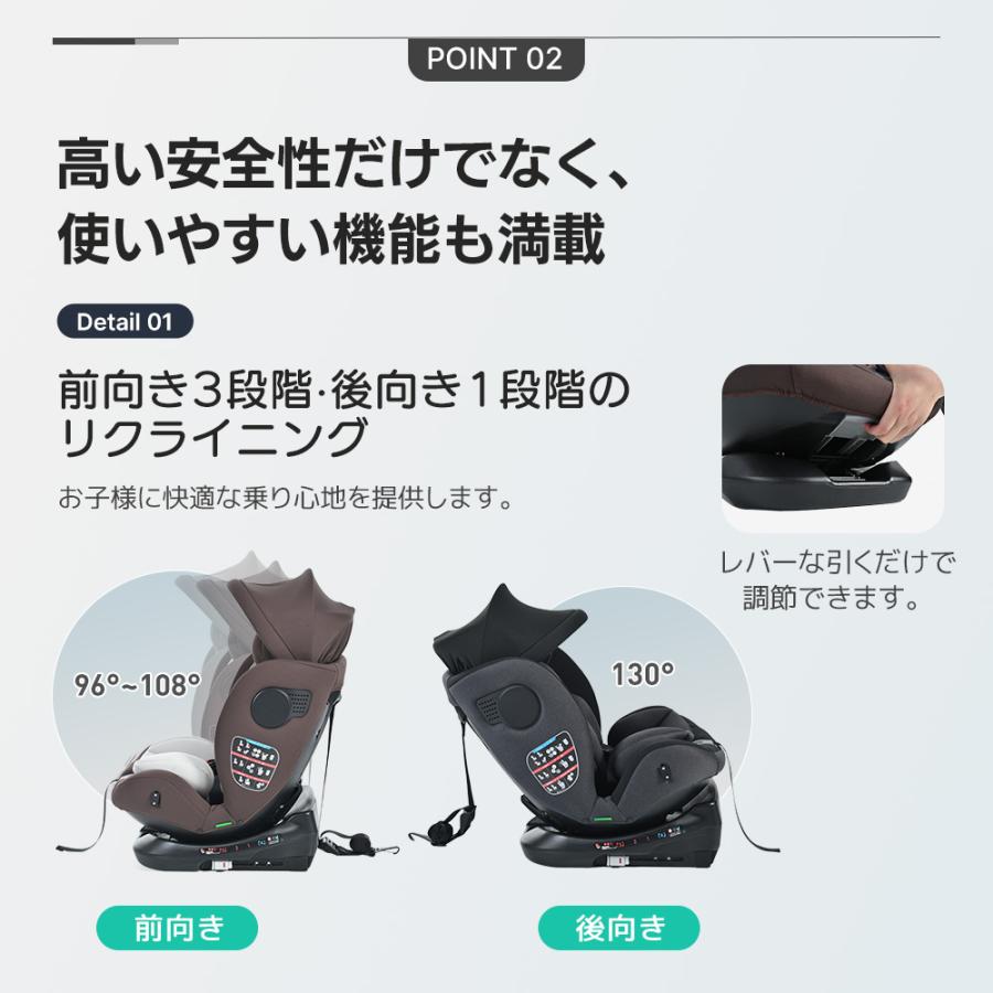 全店5%OFFクーポン利用！】チャイルドシート 新生児 ISOFIX R129適合 0