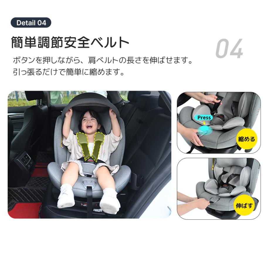 レビュー特典付き】チャイルドシート 新生児 ISOFIX R129適合 0歳〜12