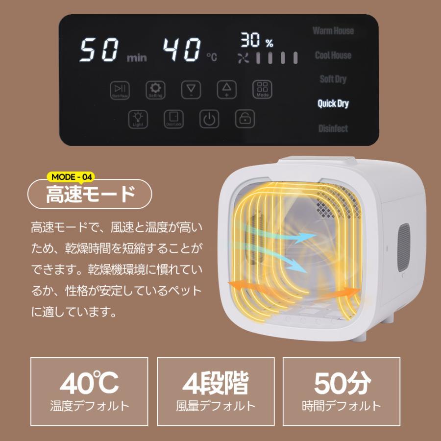 全店5%OFFクーポン！】ペットドライヤー 大容量50L 猫 犬 ペットハウス