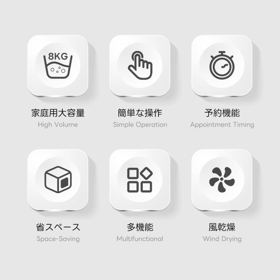 全店5%OFFクーポン利用！】【6月限定価格】【レビュー特典付き】洗濯機