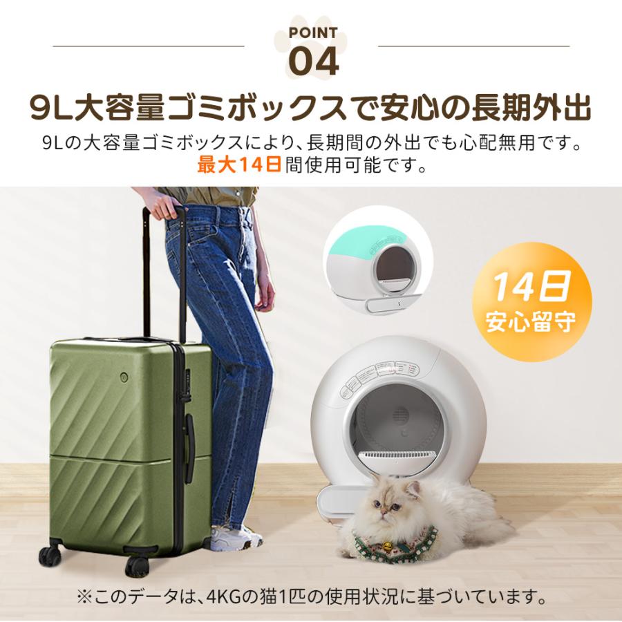 レビュー特典付き】自動ネコトイレ 猫 トイレ 猫用 ゴミ袋付き 自動