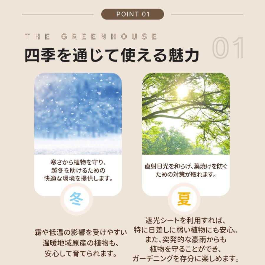 全店5%OFFクーポン利用！】【2枚カバー付き】ビニール温室 温室 左右2