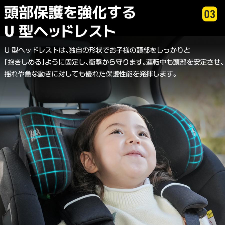 全品5%OFFクーポン利用！】チャイルドシート ISOFIX 15か月-12歳 76