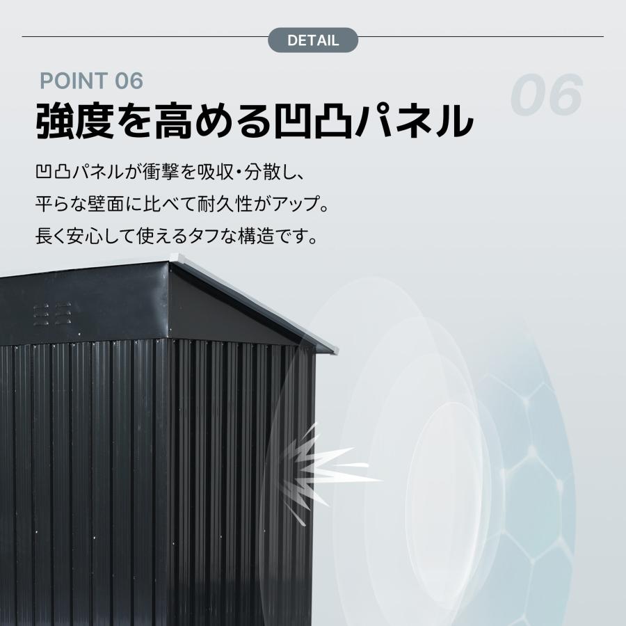 1000円クーポン利用！】【レビュー特典付き】物置 屋外 スチール 倉庫