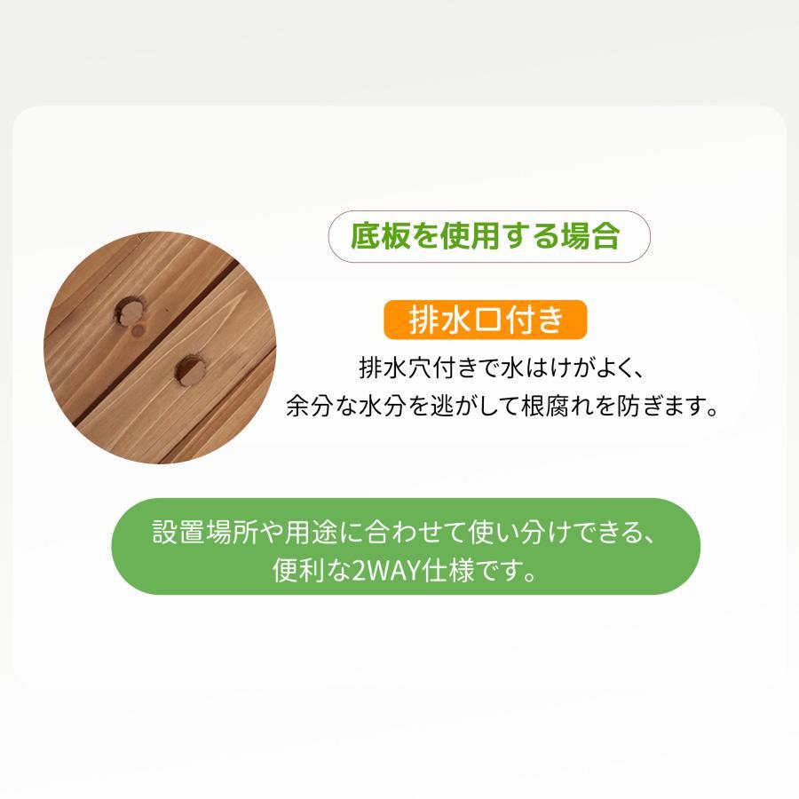 全店5%OFFクーポン利用！】【360L】プランターボックス ガーデンベッド