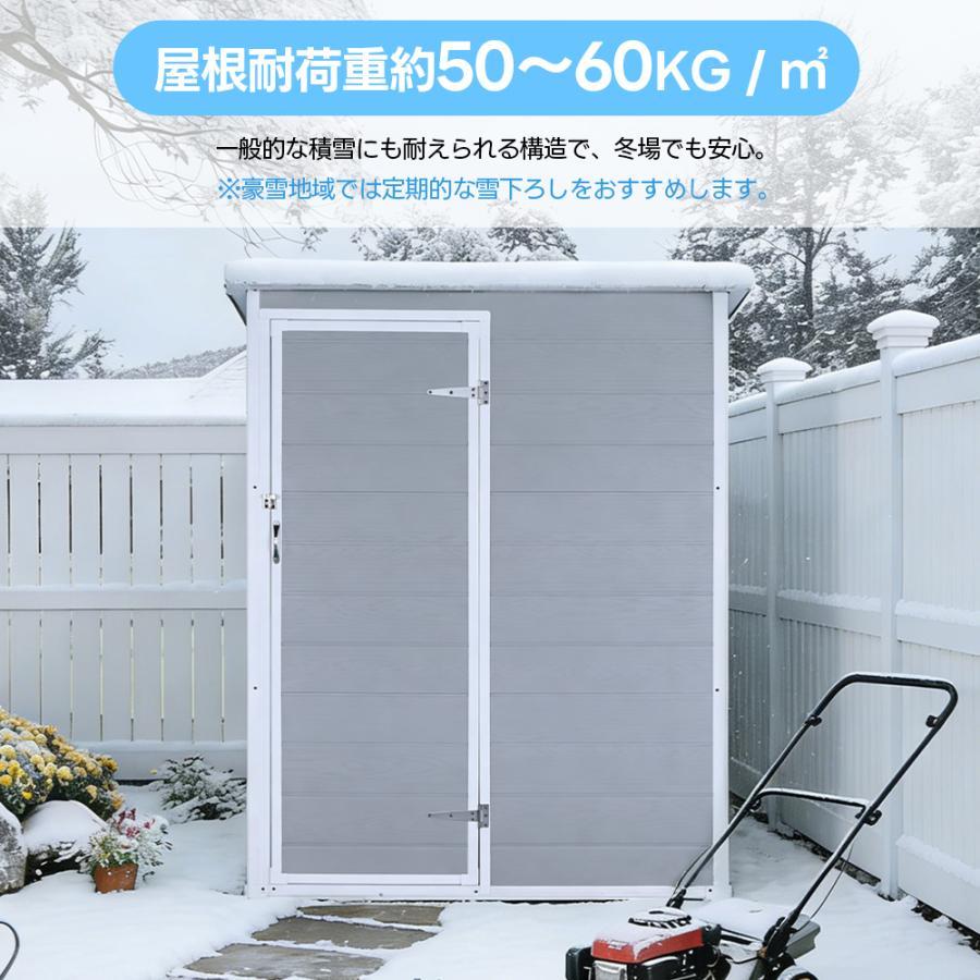 2026新作】樹脂製物置 屋外 戸外収納庫 PP樹脂製 窓付き 床板付き 倉庫