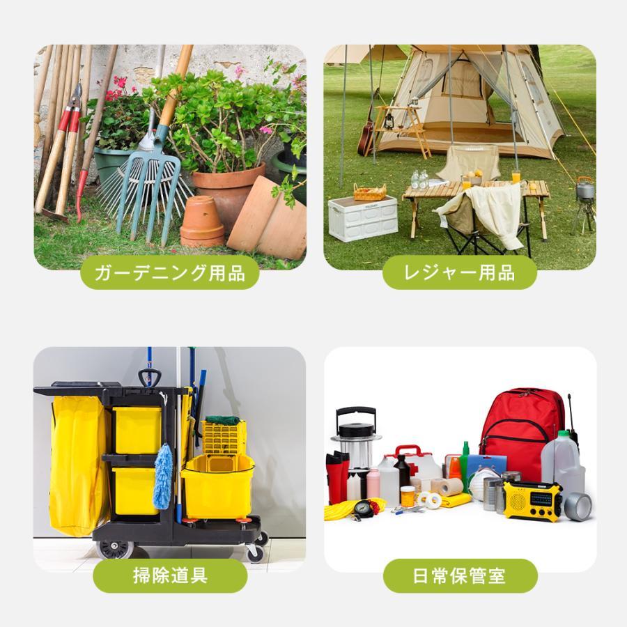 タイプB】木製物置き収納 屋外収納 マグネット扉 物置 収納庫 シェルフ