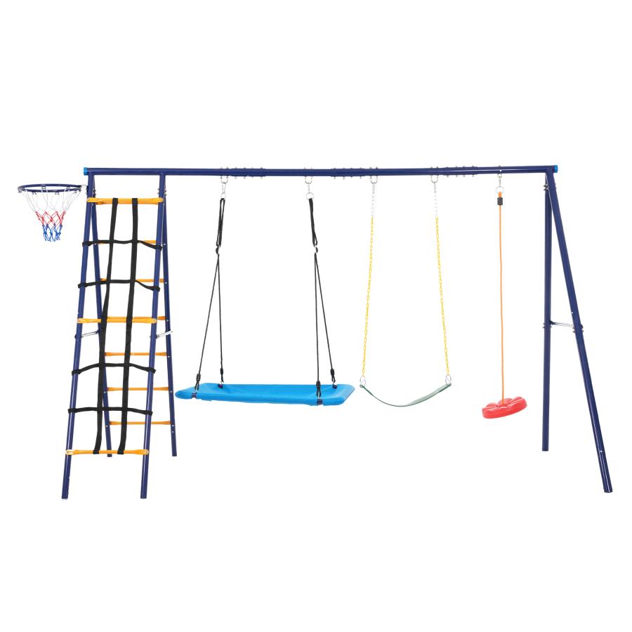 爆買WEEK☆全品5%OFFクーポン実施中／新作 屋外遊具 5IN1 ブランコ