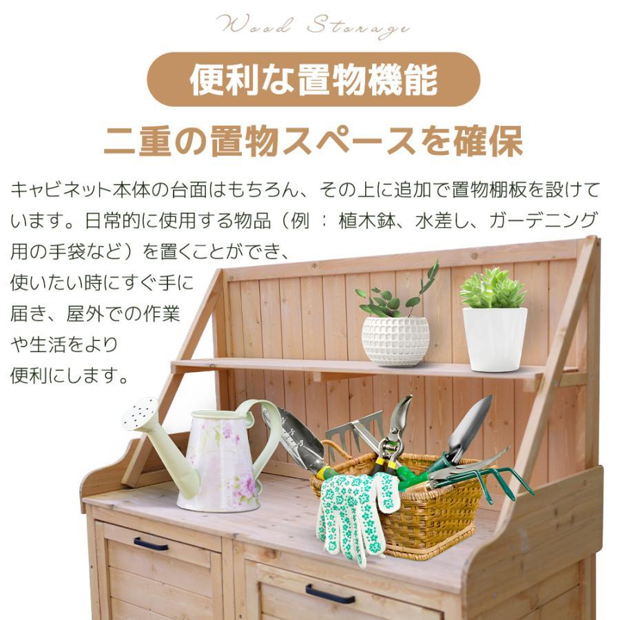 全店5%OFFクーポン利用！】【6月限定価格】木製物置き 収納 物置 収納 