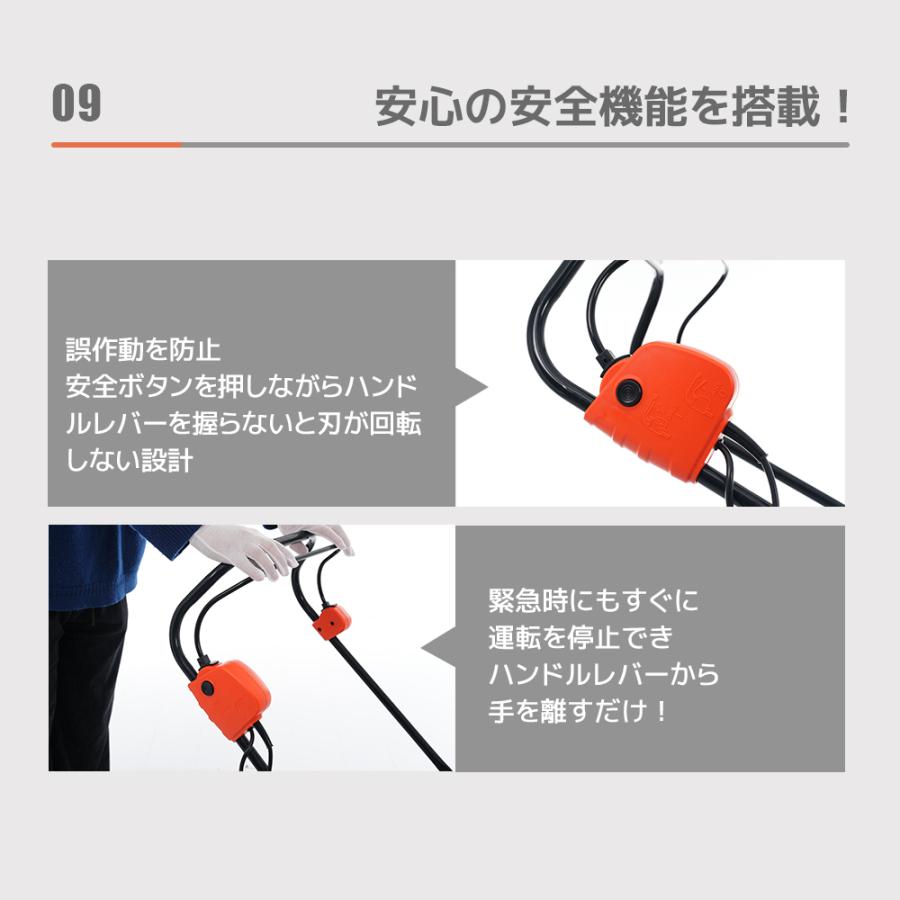 草刈り機 コンセント式 超軽量 大容量50L集草バッグ付 高速回転 刈幅