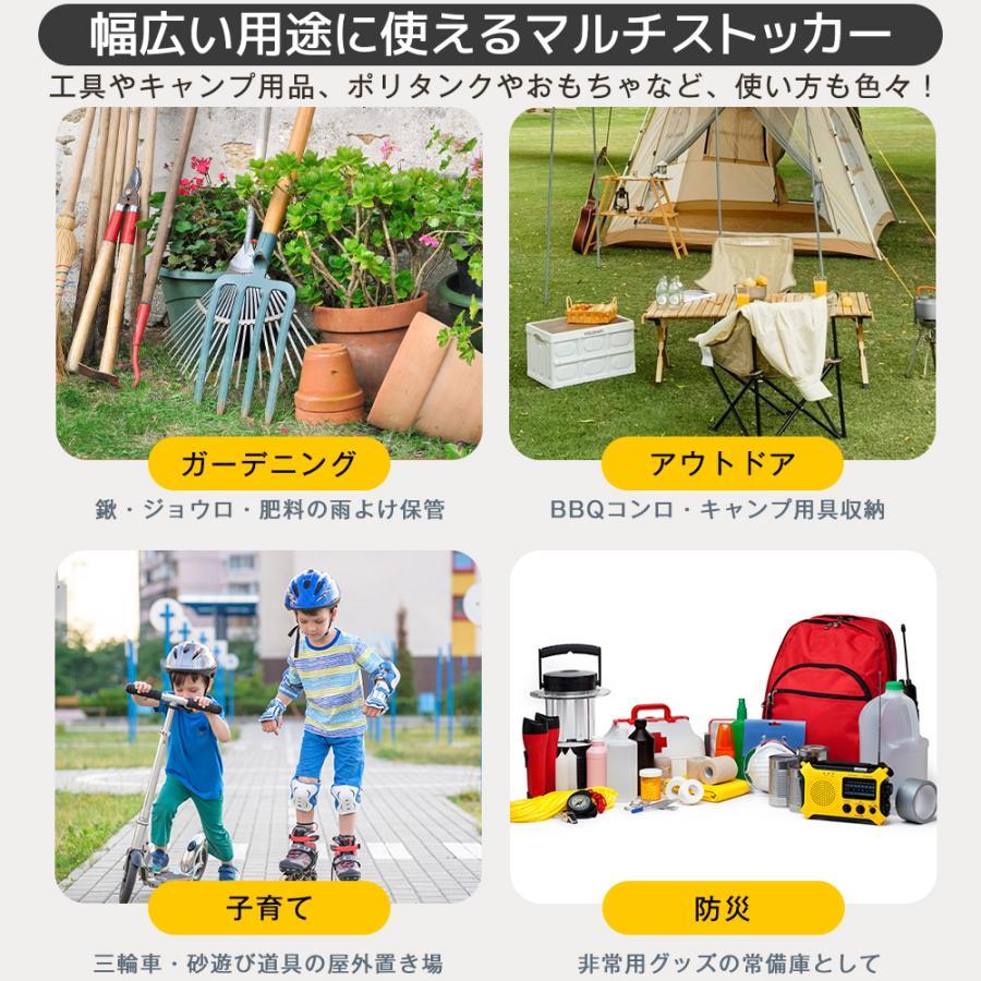 レビュー特典付き】屋外収納ボックス 物置収納 ベンチ 組立簡単 樹脂製