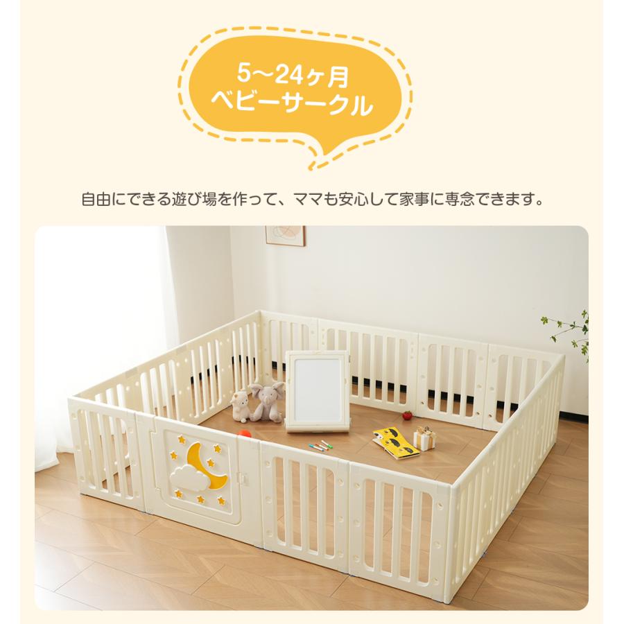ベビーサークル 置くだけ 5ways ベビーフェンス 赤ちゃん 140 200 楽天市場】【13%OFFクーポン！10/23～】【楽天22冠達成】【実用
