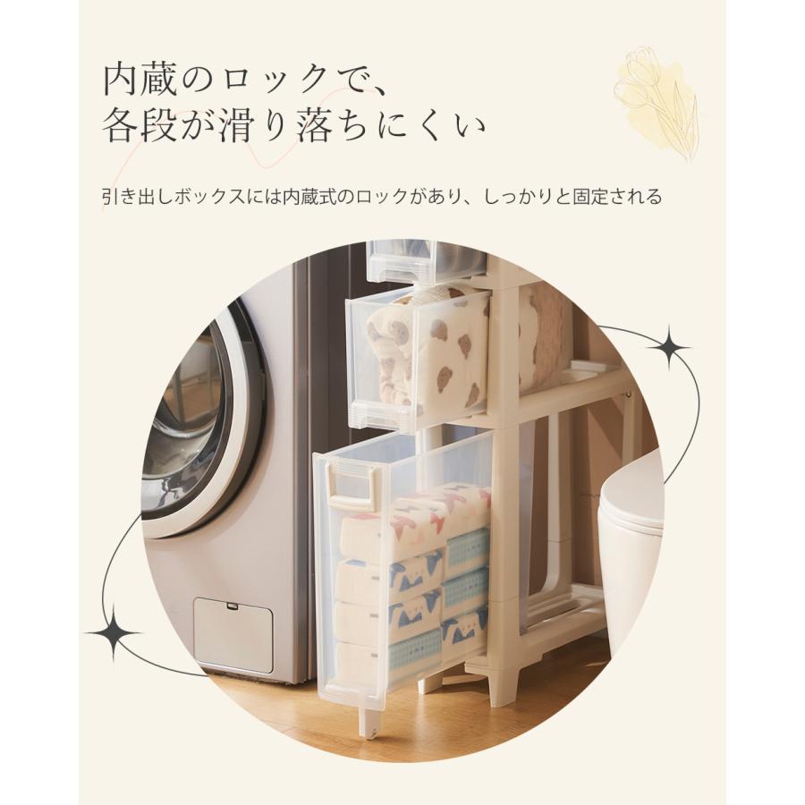 隙間収納 ロータイプ キッチン ラック 5段 スライド式 隙間収納 ロータイプ キッチン ラック 5段 スライド式