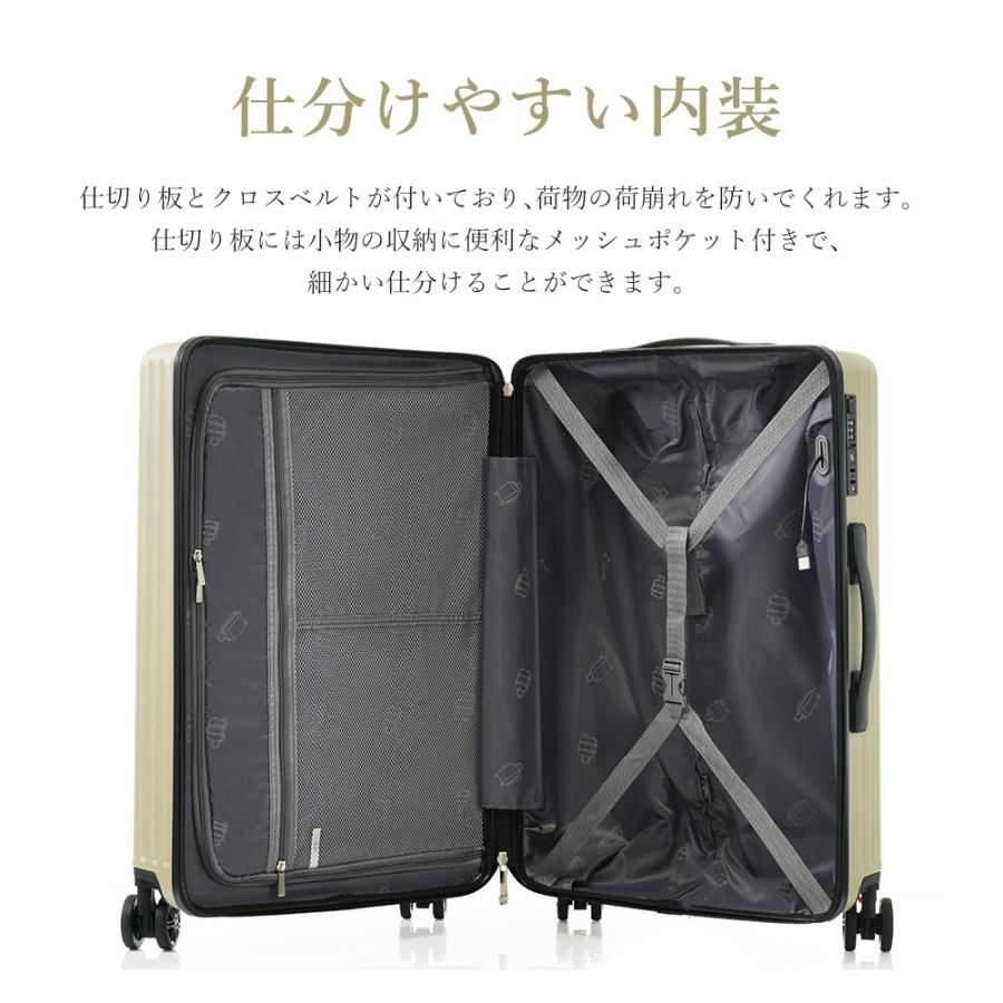 キャリーケース Sサイズ スーツケース USB充電ポート付きキャリー