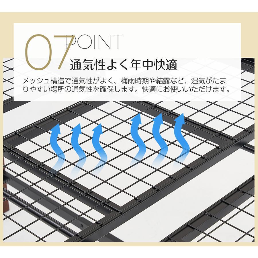 パイプベッド シングル コンセント付き 宮付き システムベッド ロータイプ ミドルタイプ 棚 収納 北欧風 一人暮らし 【KOIZUMI】 スチール