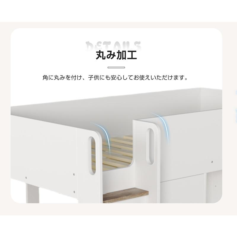 システムベッド ロフトベッド 階段付き S 高さ120cm シングル システムベッド ロフトベッド 階段付き S 高さ120cm シングル