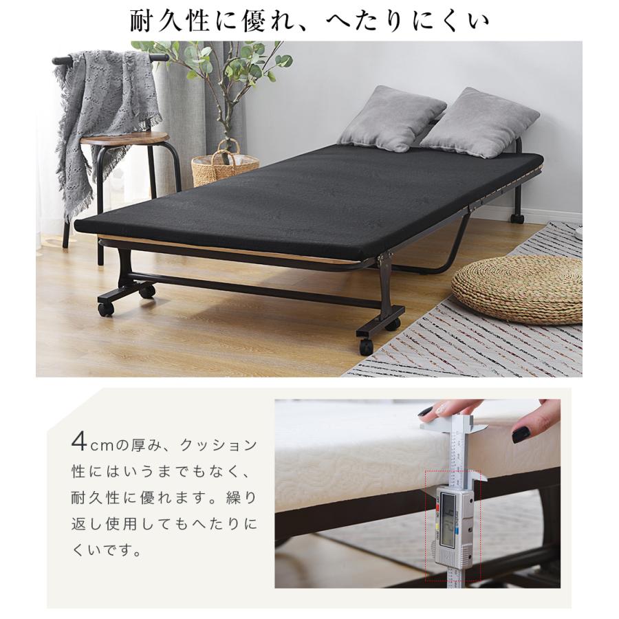 マットレス シングル 高反発 S 97×195 一体化 4cm 高密度25D