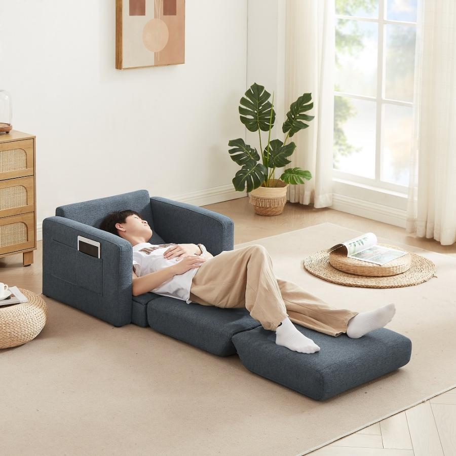 ソファーベッド 折りたたみ 1人掛け 3way ローソファー シングル ソファーベッド 折りたたみ 1人掛け 3way ローソファー シングル
