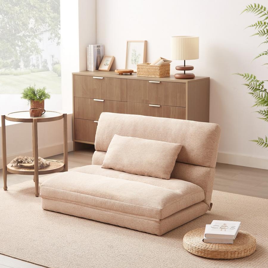 ソファーベッド 折りたたみ 2人掛け 3way 幅103cm 5段階