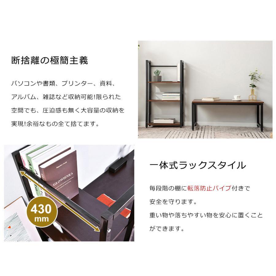 パソコンデスク ロータイプ 一体分離両用 3段シェルフ付 ローデスク