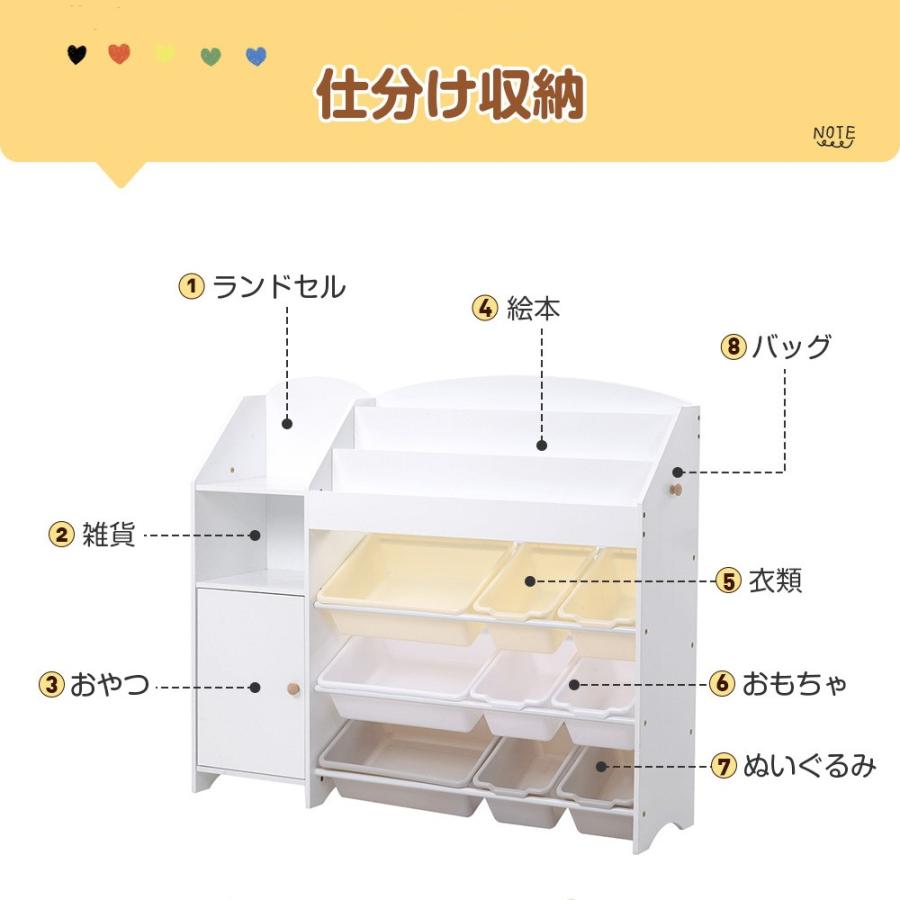 100円クーポン利用！】絵本棚 絵本ラック おもちゃ おもち収納 収納