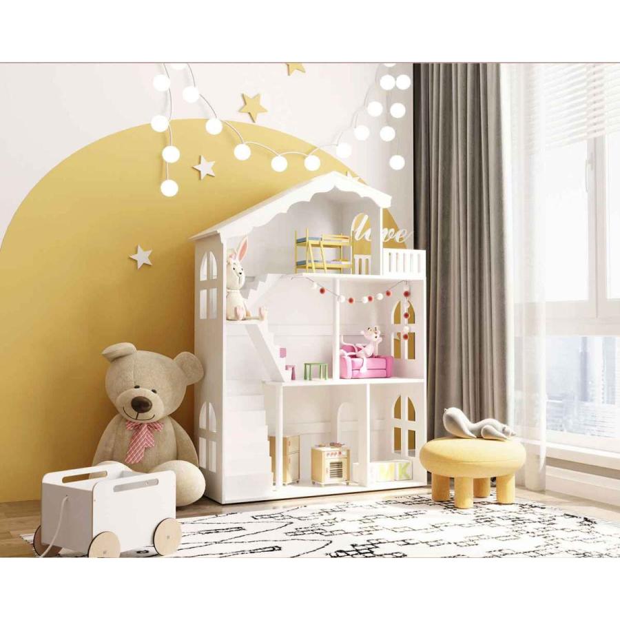 おもちゃ収納 絵本棚 ラック 収納箱トイハウス ドールハウス 人形用