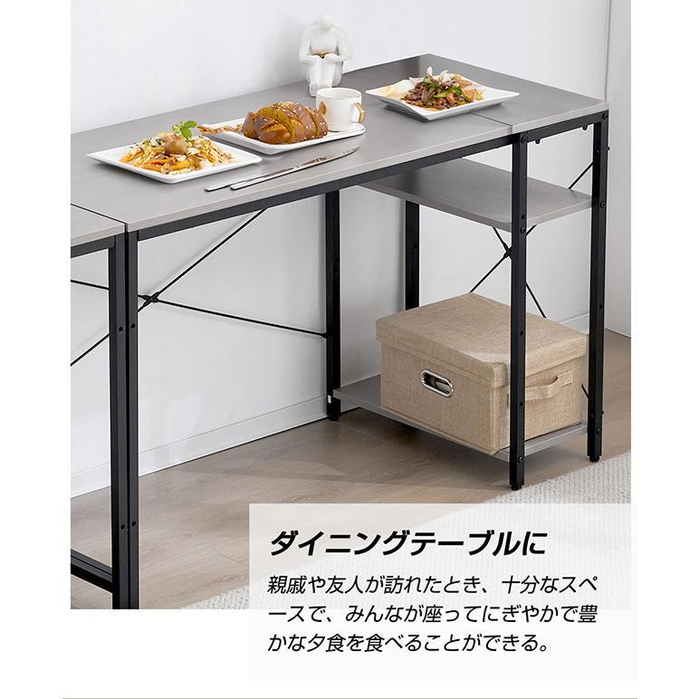 爆買WEEK☆全品5%OFFクーポン実施中／パソコンデスク シンプル 幅110CM