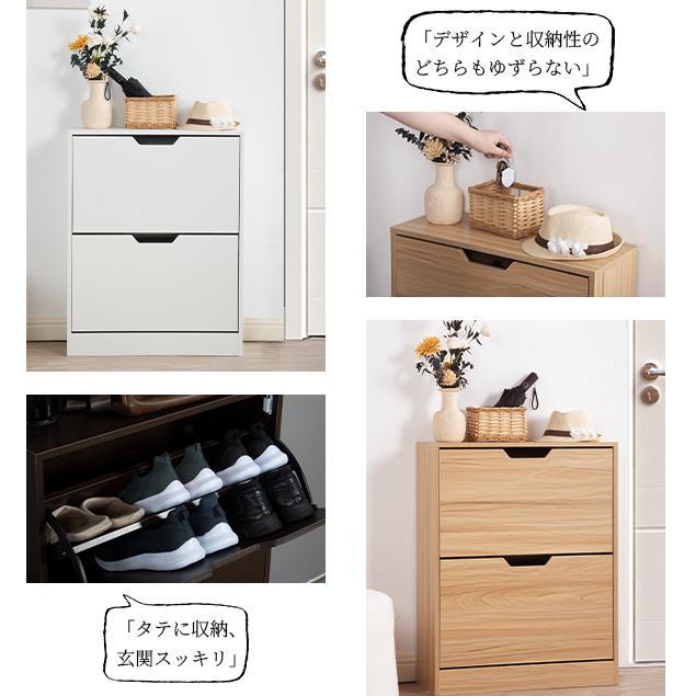 全店最大1000円クーポン利用！】シューズボックス 2段 2層 下駄箱